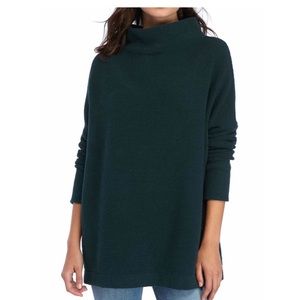 Free People Slouchy Ottoman Tunic Dark Green